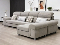 Ensemble de canapé modulaire en forme de L moderne, nouveau, grand appartement, tissu amovible, lavable, éponge, canapé pour salon, meubles de maison
