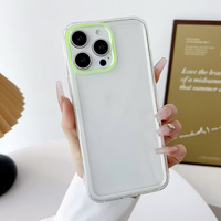 Coque pour iPhone 15 16 17 Pro Plus Max Lumineuse et Transparente qui Brille dans le Noir