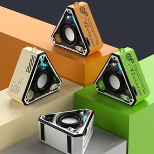 Altavoz pequeño inalámbrico de alta calidad portátil para exteriores TWS, <span class=keywords><strong>subwoofer</strong></span> Mecha genial, altavoz pequeño de escritorio - Product Image 2