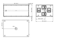 SUB 9006AS Haut-parleur professionnel extérieur étanche 3600W-7200W 30Hz-400Hz Audio haute résolution