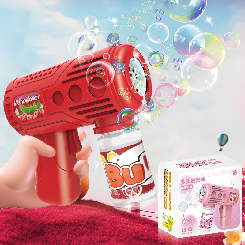 boîte de couleur-rouge fraise-pas de batterie-avec lumières