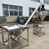 Ligne de production entièrement automatique 316SUS pour le mélange, le transport et l'emballage de poudre protéinée, machine de remplissage de poudre