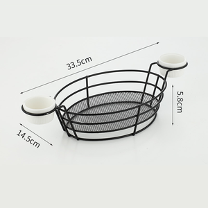 Mini Herbruikbare Metalen Fastfood Manden Gefrituurde Chips Mand Friet Stand Kegelhouder Friet Mand Rvs Staal Voor Keuken - Product Image 3