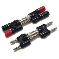 Adaptateur BNC mâle-femelle Q9 BNC vers prise banane 2,4 mm pour prise de surveillance