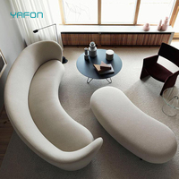Canapé de bureau moderne nordique Design d'angle modulaire pour la maison Salon Hôtel Utiliser des meubles élégants