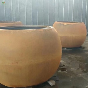 Vòng hình chữ nhật corten thép trồng 200x50x50 như lớn hiện đại Chậu hoa NGOÀI TRỜI, lớn lên giường vườn - Product Image 5
