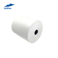 Rollos de Papel Térmico Personalizados Blancos para Cajas Registradoras de Supermercados y Bancos, Rollos de Papel para Cajeros Automáticos de 80x80 mm