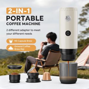 Nuova Macchina per Caffè a Capsule 3-in-1 con Riscaldamento Automatico, Design Impermeabile, Portatile USB Tipo-C per Espresso da Viaggio - Product Image 4