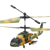 EPT-Hélicoptère télécommandé Black Hawk à 3.5 canaux, jouet militaire, drone RC pour débutants, source d'opération en plastique électrique