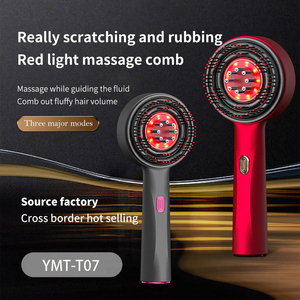 Peine Masajeador de Cuero Cabelludo con Terapia de Luz Roja, Recargable por USB, Batería de Litio - Product Image 6
