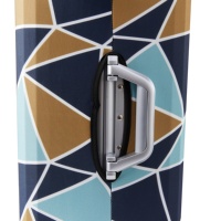 Housse de valise personnalisée en polyester avec fermeture éclair, écologique, résistante à l'eau, anti-rayures, lavable, pour valises de 18 à 32 pouces