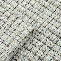 Tissu Tweed Multicolore 100% Polyester en Stock, Minimum 1 Mètre, pour Vêtements, Canapés, Blazers, Jupes, Costumes, Manteaux Haut de Gamme pour Filles