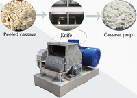 Geautomatiseerde cassavemeelverwerkingslijn van hoog niveau, hoogwaardige tapiocapoederproductiemachine en -apparatuur voor het maken van fufu