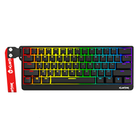 Clavier mécanique 64 touches 60% avec échange à chaud, Type-C, petit clavier mécanique filaire pour jeux