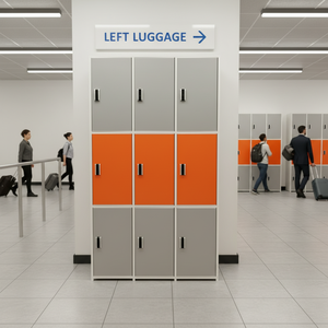 Casier de rangement en plastique JMDS-103 pour vestiaires, étanche et résistant à l'humidité, prix de gros usine, personnalisable - Product Image 1