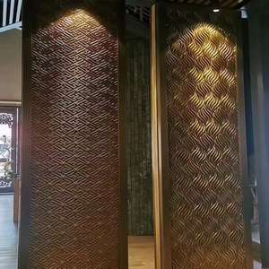 Chất lượng cao hiện đại dập nổi thép không gỉ 300 loạt lớp cho các bức tường phân vùng ứng dụng Bảng âm thanh giá thấp - Product Image 2