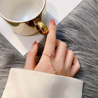 2025 mode prix compétitif Style frais mode Vintage réglable tirer bijoux anneaux chaîne anneau pour les femmes