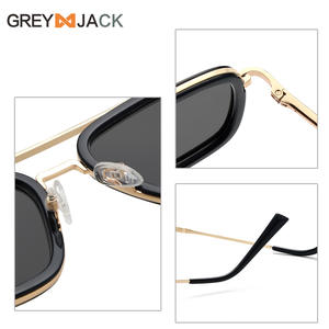 Lunettes de soleil polarisées unisexes, monture dorée, verres TAC, protection UV400, vision nocturne, lunettes de conduite, type 3, pare-soleil, monture en métal TR90 - Product Image 3