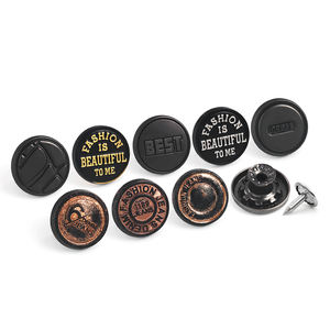 KUNSHUO Usine de boutons Logo personnalisé Rivets en jean zamac zamak vêtements pantalons veste métal boutons jeans personnalisés pour jeans - Product Image 2