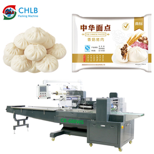 Máquina automática de envasado horizontal de alimentos congelados, bollo al vapor, hamburguesa, pan - Product Image 1