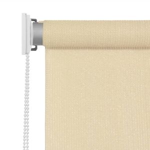 W2B VidaXL crema avvolgibile in polietilene ad alta densità (HDPE) 47.2X55.1 pollici in fabbrica fornito automatico antivento incorporato - Product Image 2