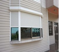 Chine Usine Extérieur En Métal Caché Volets Roulants fenêtres Externe Électrique Automatique En Aluminium Rouleau jusqu'à Volet Fenêtre