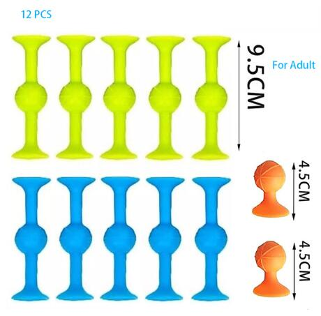 Лидер продаж Amazon, детские игрушки для помещений, игрушки на присоске, мягкие игрушки на присоске для снятия стресса, игрушки для снятия стресса