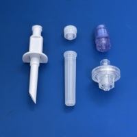 Piqûres de transfert jetables en plastique non ventilées pour fluides médicamenteux, avec raccord femelle Luer Lock