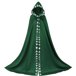 Cape à capuche en gros, cape médiévale Renaissance, grande cape, châle, costumes de cosplay d'Halloween, costumes de film et de télévision - Product Image 2