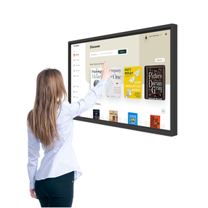 Hiseeview Android All One 32 Inch LCD Capacitive Touch Screen Full HD Black Advertising Smart <b>Wall</b> Mount Digital <b>Signage</b> - Product Image 1