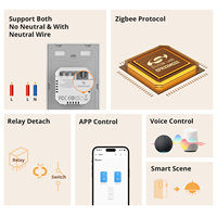 Sonoff ZBM5 SwitchMan 120 Tipe AS Wi-Fi Smart Wall Switch Mendukung Tanpa Kabel Netral, Mode Relay Lepas, Bekerja dengan Home Assistant, Hotel