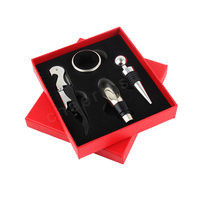 Wne Set Hadiah Alat Stopper Aksesori Wne dan Kit Pembuka Botol Anggur Set Hadiah Dikemas Dalam Kotak Hadiah