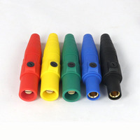 Connecteur Cam Lock Monophasé Étanche à Montage sur Panneau, Standard International, Haute Intensité, Mâle-Femelle, 150A 200A 400A, Multicolore