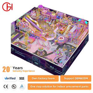Centro <span class=keywords><strong>de</strong></span> Entretenimiento Interactivo con Temática Colorida Personalizada, Castillo Inflable Grande para Niños, Equipo Comercial para Parques Infantiles Interiores - Product Image 1