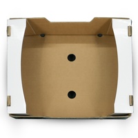 Muestra Gratuita de Caja de Aguacates de Granja a Mercado, Contenedor Apilable Reutilizable para una Protección Óptima de la Fruta