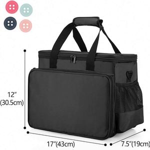 Free Sample HEXIN HXJ0440 Polyester <b>Sewing</b> Machine Rolling Carrying Case Travel Parts <b>Kits</b> Supplies Trolley Bag - Product Image 5