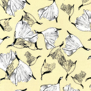 Nouvelle mode populaire d'oie classique imprimé numérique 100% rayonne pour robes de dames - Product Image 2