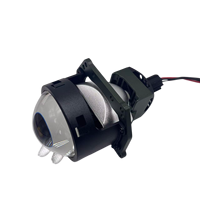 DLAND 120MM 3 pouces Lentille de projecteur courte à double coupelle lumineuse Phares de voiture LED à double lentilles convexes avec haute luminosité
