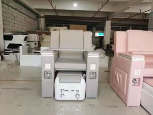 Sillón de Pedicura de Masaje Negro Moderno y Lujoso 2026, con Lavabo Blanco, para Spa y Salón, en Oferta - Product Image 6