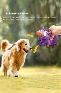 Jouet <span class=keywords><strong>à</strong></span> mâcher durable en latex pour <span class=keywords><strong>sanglier</strong></span> sauvage, 18x7cm, chiens moyens/grands, son animal amusant, soulagement du stress, soins bucco-dentaires - Product Image 6