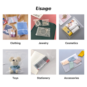 Tùy chỉnh in Nắp kéo dây kéo EVA Frosted Dây Kéo Túi <span class=keywords><strong>Ziplock</strong></span> túi cho quần áo - Product Image 6