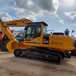 Excavatrice sur chenilles japonaise PC220-8 bien entretenue, fiable pour la construction et l'aménagement paysager, équipement de construction de 22 tonnes avec moteur - Product Image 6