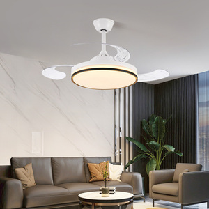 Ventiladores De Techo De <span class=keywords><strong>Aspas</strong></span> Plegables Ventilador De Techo Invisible Retráctil De 42 Pulgadas Para Niños Con Luz Para Habitación De Niños - Product Image 4