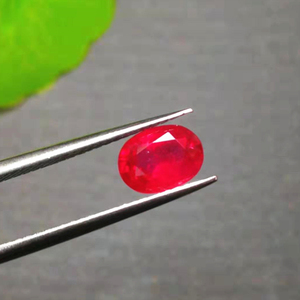 Đá Quý Quý Quý Quý Hiếm Tự Nhiên Trang Sức Hình Bầu Dục 1.29ct Pigeon Máu Đỏ Burma Ruby - Product Image 4