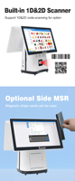 Sistem Kasir POS-L15 OCOM 15 Inci Murah dengan Scanner Windows All in One Mesin Sistem POS