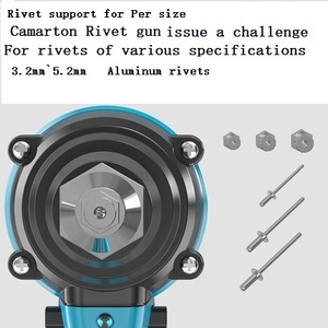 Luoge elektrikli somun perçin silah şarj edilebilir çekirdek lityum pil kör Pop perçinler için fırçasız şasi Tripod perçinleme aracı - Product Image 5