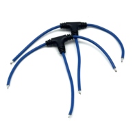 Connecteur de câble étanche de type T à trois voies de haute qualité Bett pour câble d'éclairage extérieur 2, 3 ou 4 broches
