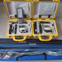 Ensemble complet GPS RTK C10 avec contrôleur radio Farlink 1598 canaux, GPS portable, topographie, étui GNSS South G2
