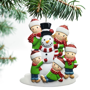 2020 familia adorno <span class=keywords><strong>de</strong></span> Navidad <span class=keywords><strong>de</strong></span> muñeco <span class=keywords><strong>de</strong></span> nieve <span class=keywords><strong>de</strong></span> la familia <span class=keywords><strong>de</strong></span> 2, 3, 4, <span class=keywords><strong>5</strong></span>, 6 <span class=keywords><strong>cuarentena</strong></span> <span class=keywords><strong>de</strong></span> escribir tu nombre <span class=keywords><strong>de</strong></span> Navidad decoración - Product Image 5