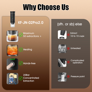 เครื่องชงกาแฟเอสเพรสโซขนาดพกพา12โวลต์, เครื่องชงกาแฟขนาดเล็กชาร์จ USB-C เอง USB เครื่องชงกาแฟ - Product Image 2